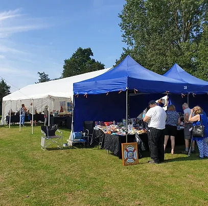 Members at Earls Barton Steam Rally